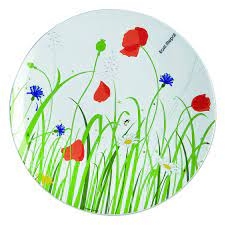 ONTBIJTBORD FLOW 230 MM - FIELDS OF FLOWERS (MELAMINE Ø 230 X 17)